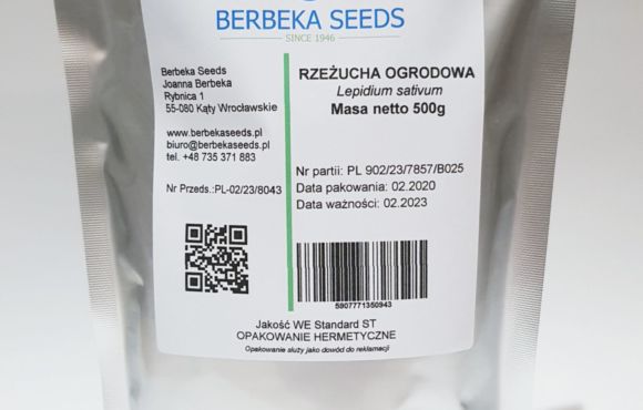 Rzeżucha ogrodowa – 500g Standard BerbekaSeeds